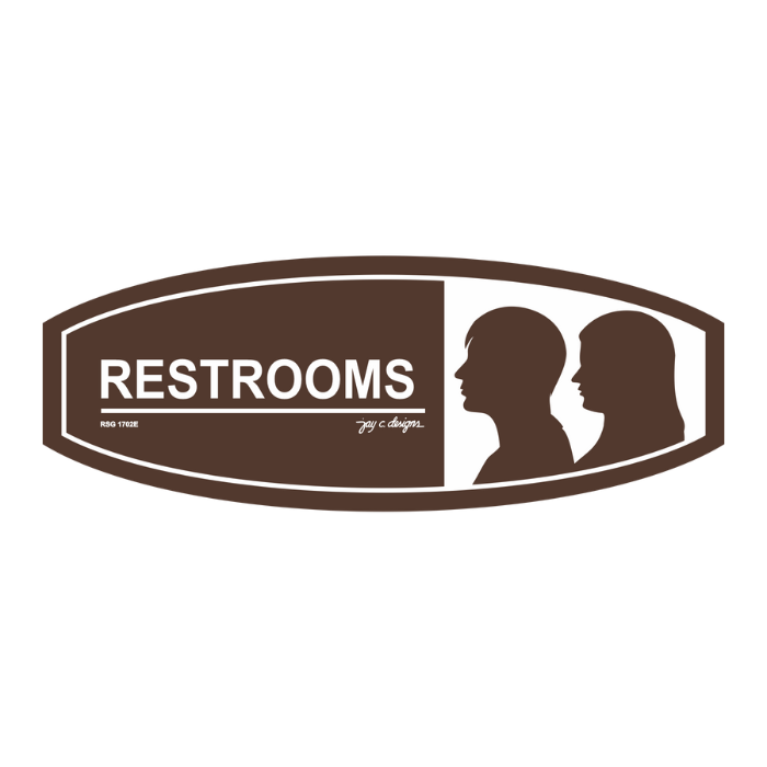 Restroom signage – Jay C. Designs