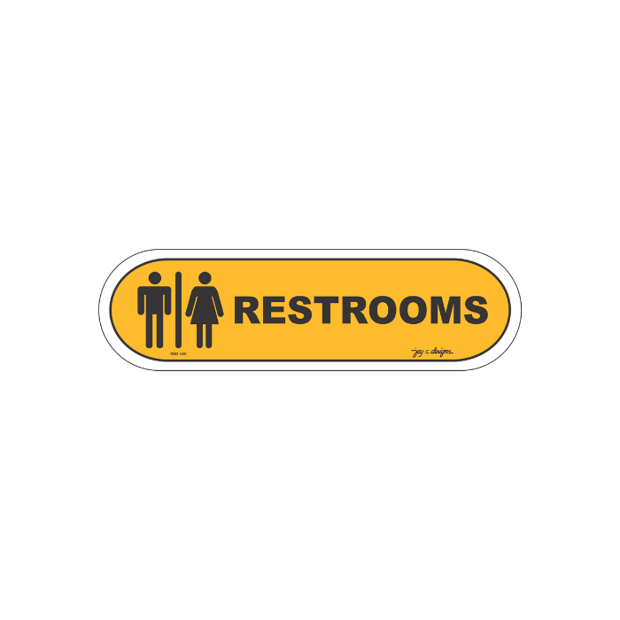 Male/Female Restroom Acrylic Signage