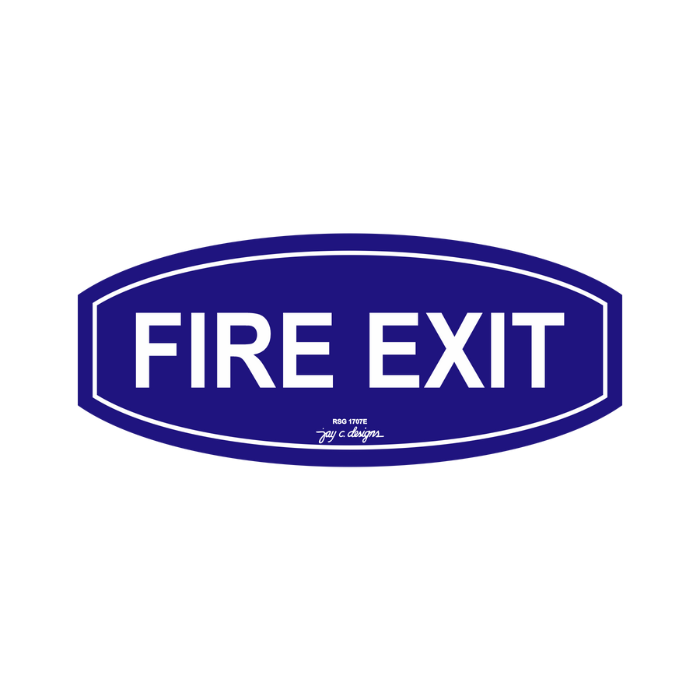 Fire Exit Acrylic Signage