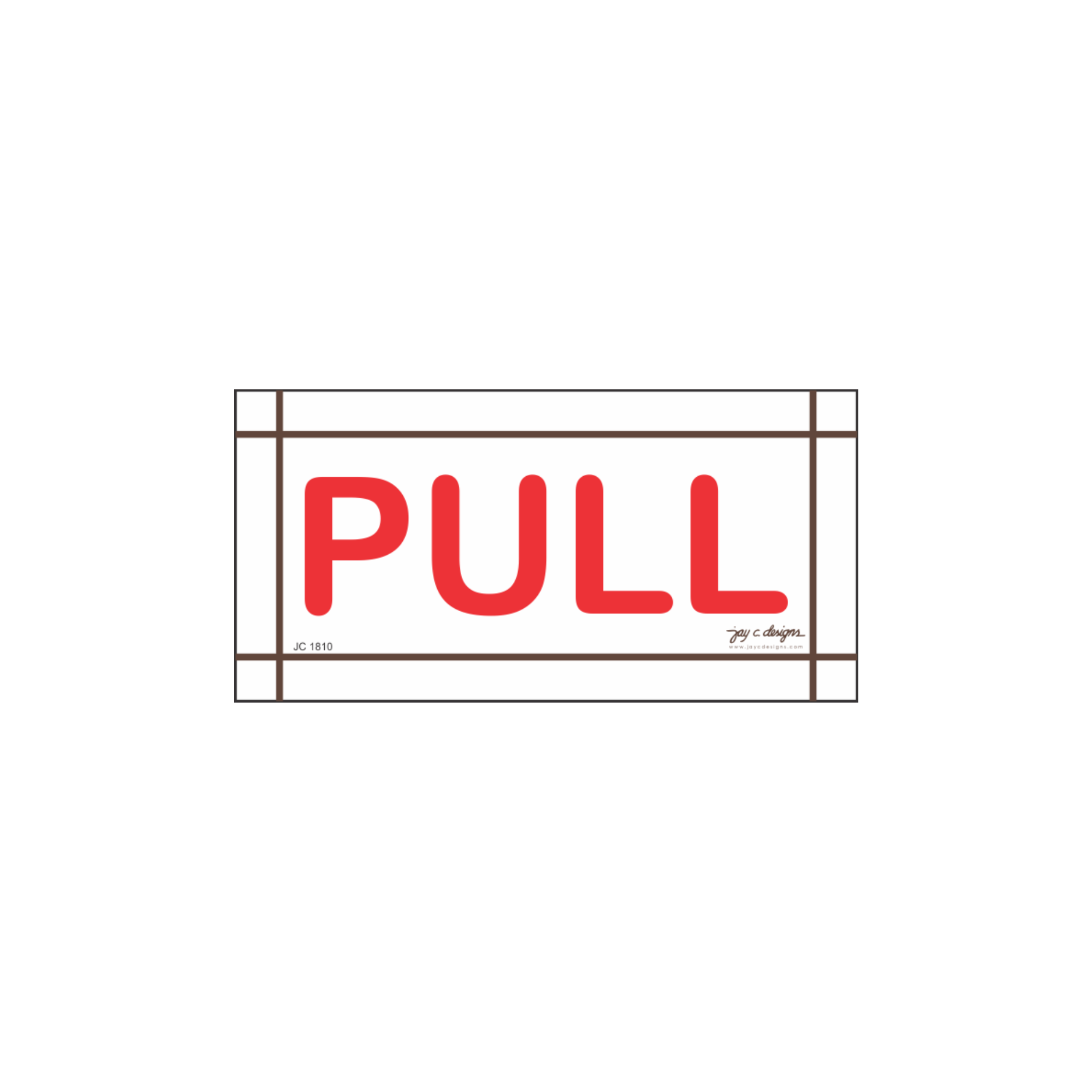 Pull Sign Texture Vinyl Signage Maker Philippines - Pull Sign – Jay C. Designs