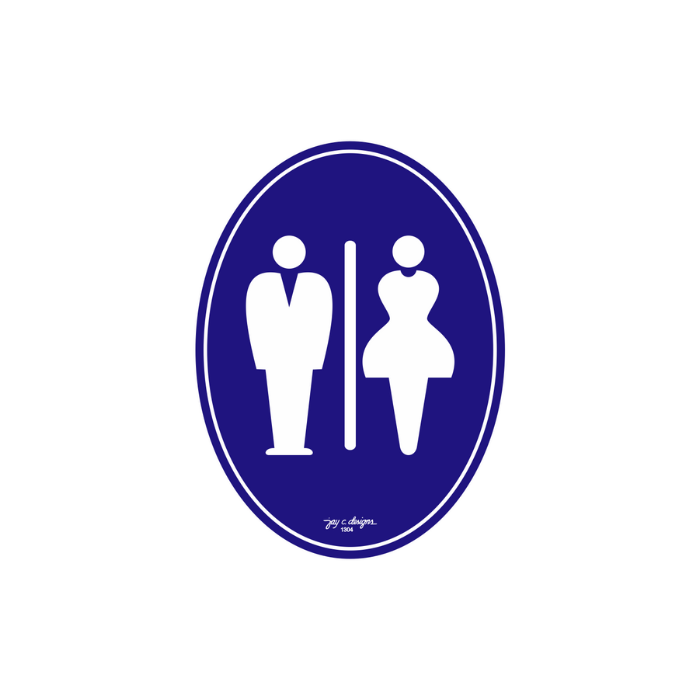 Male / Female Restroom Acrylic Sign