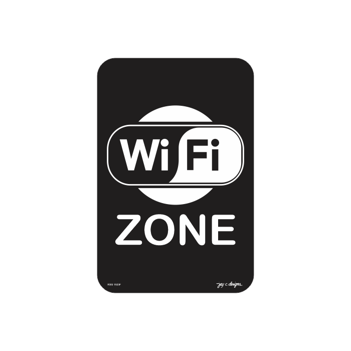 Wifi Zone _ Acrylic Signage