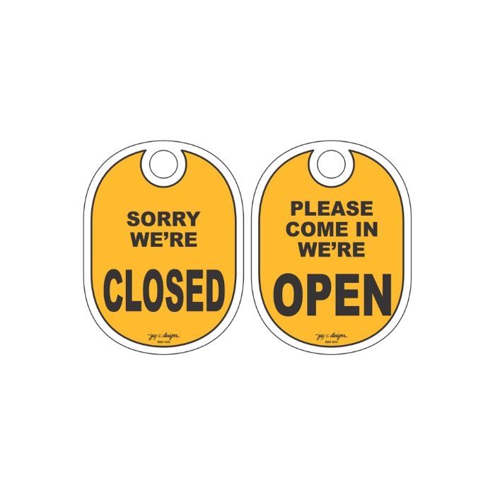 Acrylic Signage Philippines - Open/Closed Sign — Jay C. Designs