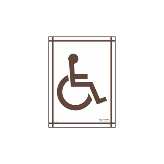 Disabled Acrylic Signage