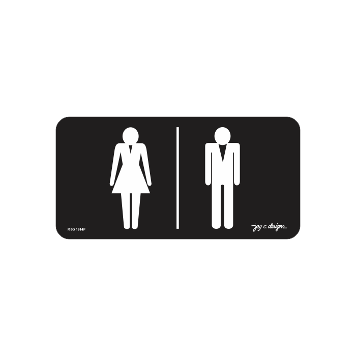 Female/Male Restroom _ Acrylic Signage