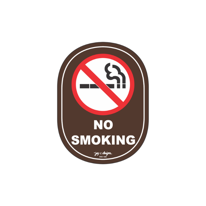 No Smoking Acrylic Signage