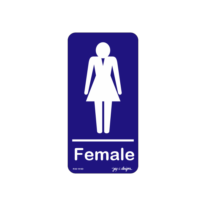 Restroom Female _ Acrylic Signage